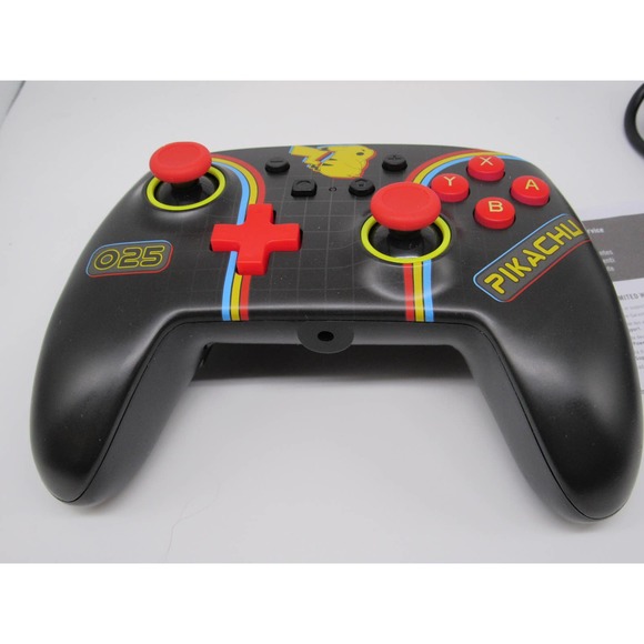 NEW Nintendo PowerA Enhanced Wired Controller for Switch Pikachu Black Red - Picture 11 of 12